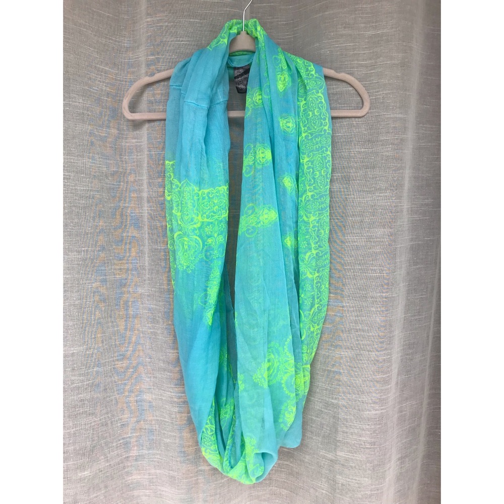 Angie Turquoise Infinity Scarf